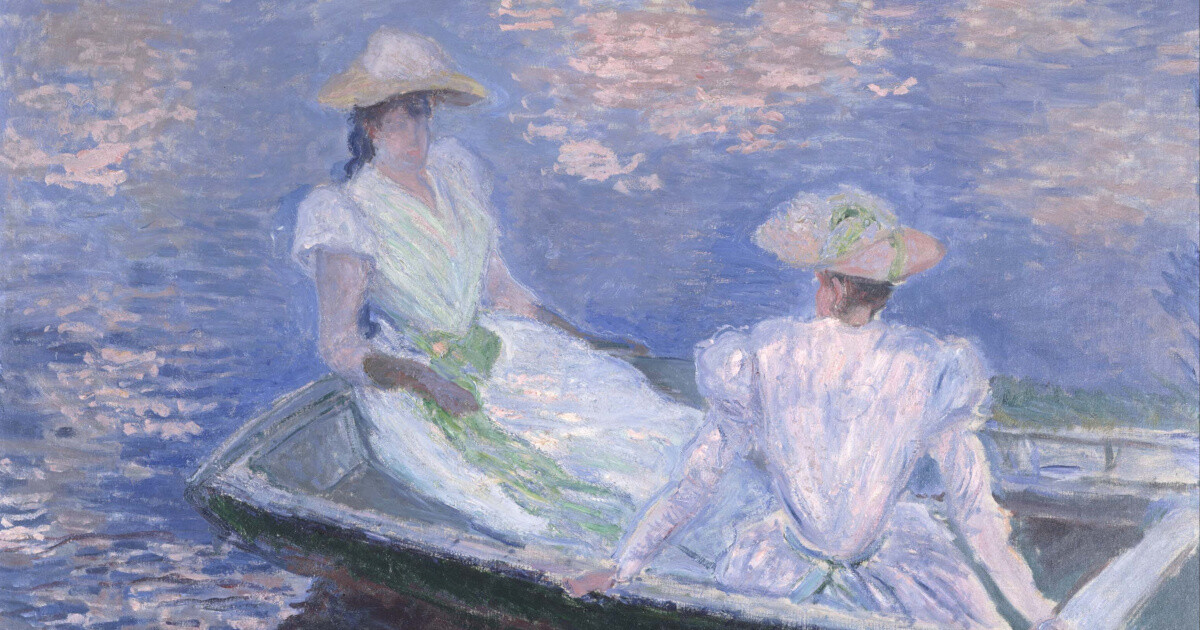 なんかよかった」で終わらない 絵画の観方(3) なぜモネの『舟遊び』は