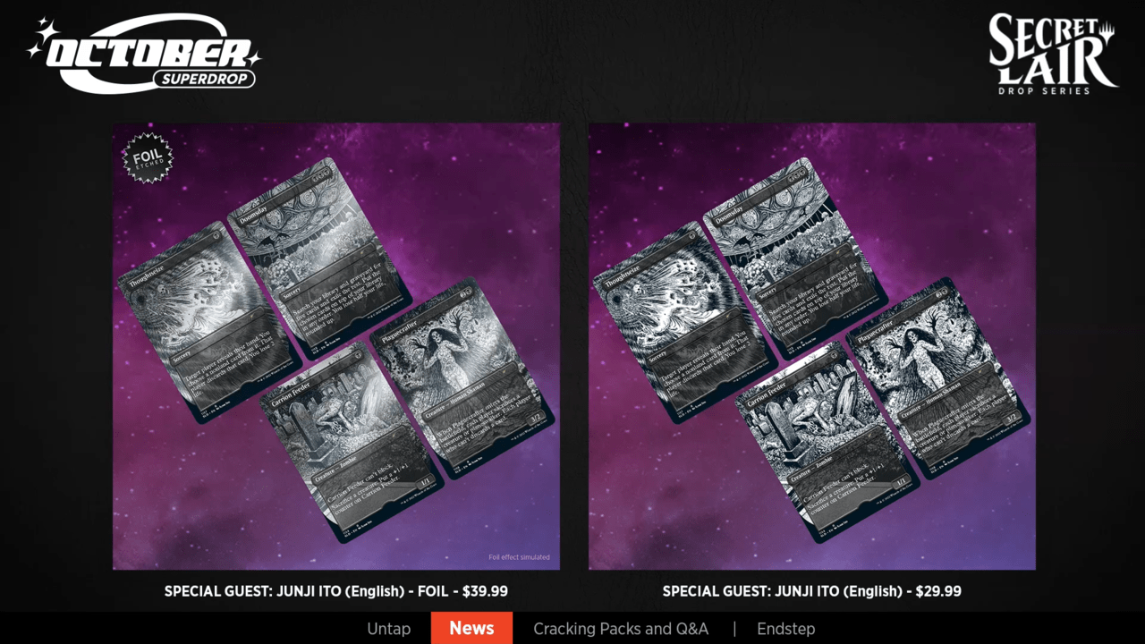 うずまき』などで知られるホラー漫画家、伊藤潤二氏と『マジック：ザ