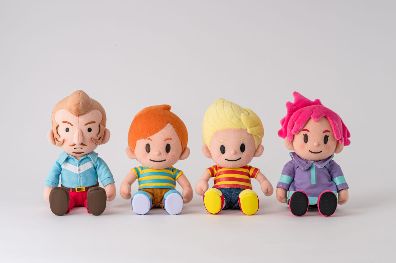 MOTHER3』の「リュカ」「クラウス」「クマトラ」「ダスター」の4人の