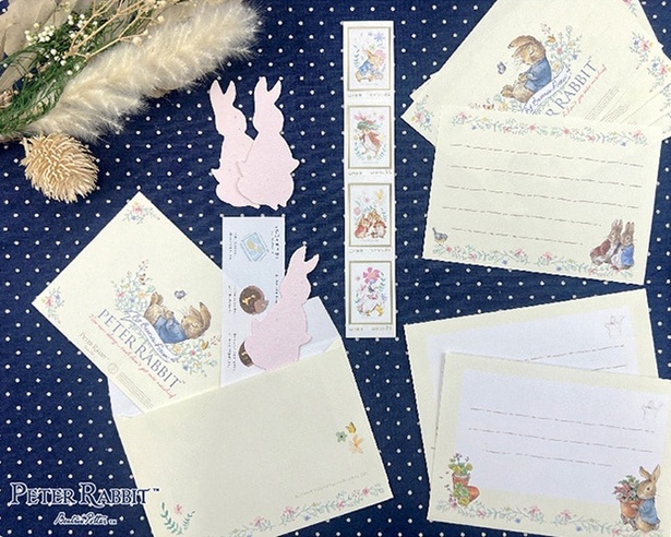 郵便局で買える「ピーターラビット(TM)」の切手セットは、なんと本物の