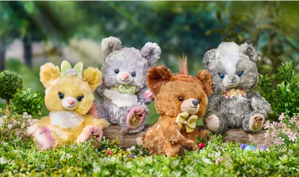 バンビ」のキャラクターたちの個性が詰まったぬいぐるみ登場！バンビや