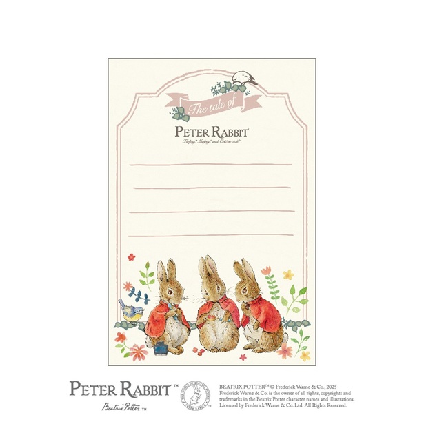 郵便局限定「ピーターラビット(TM)絵はがき 2025」3月17日から販売開始