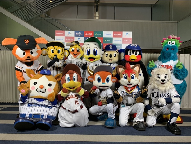 画像2/5＞「eBASEBALL プロリーグ」開幕！プロ野球12球団のマスコット