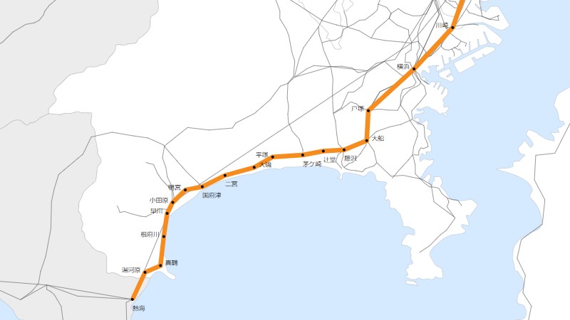 全47駅】小田急小田原線の路線図 | TYPE-A