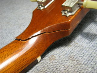 ギブソン レスポール - ネック折れ | 接着 | 塗装 | セットアップ