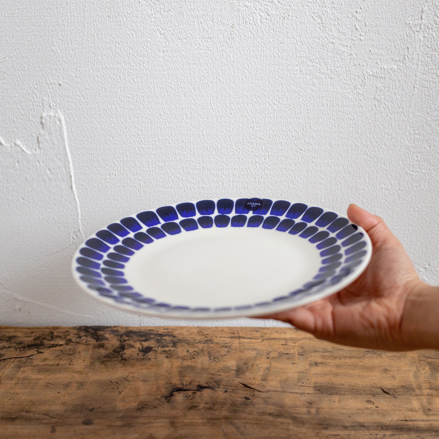 ARABIA/アラビア 24h Tuokio トゥオキオ コバルトブルー プレート 20cm