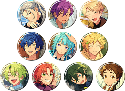 あんスタ×ローソン」テーマスカウト缶バッジ最新作が発売！アイドル10