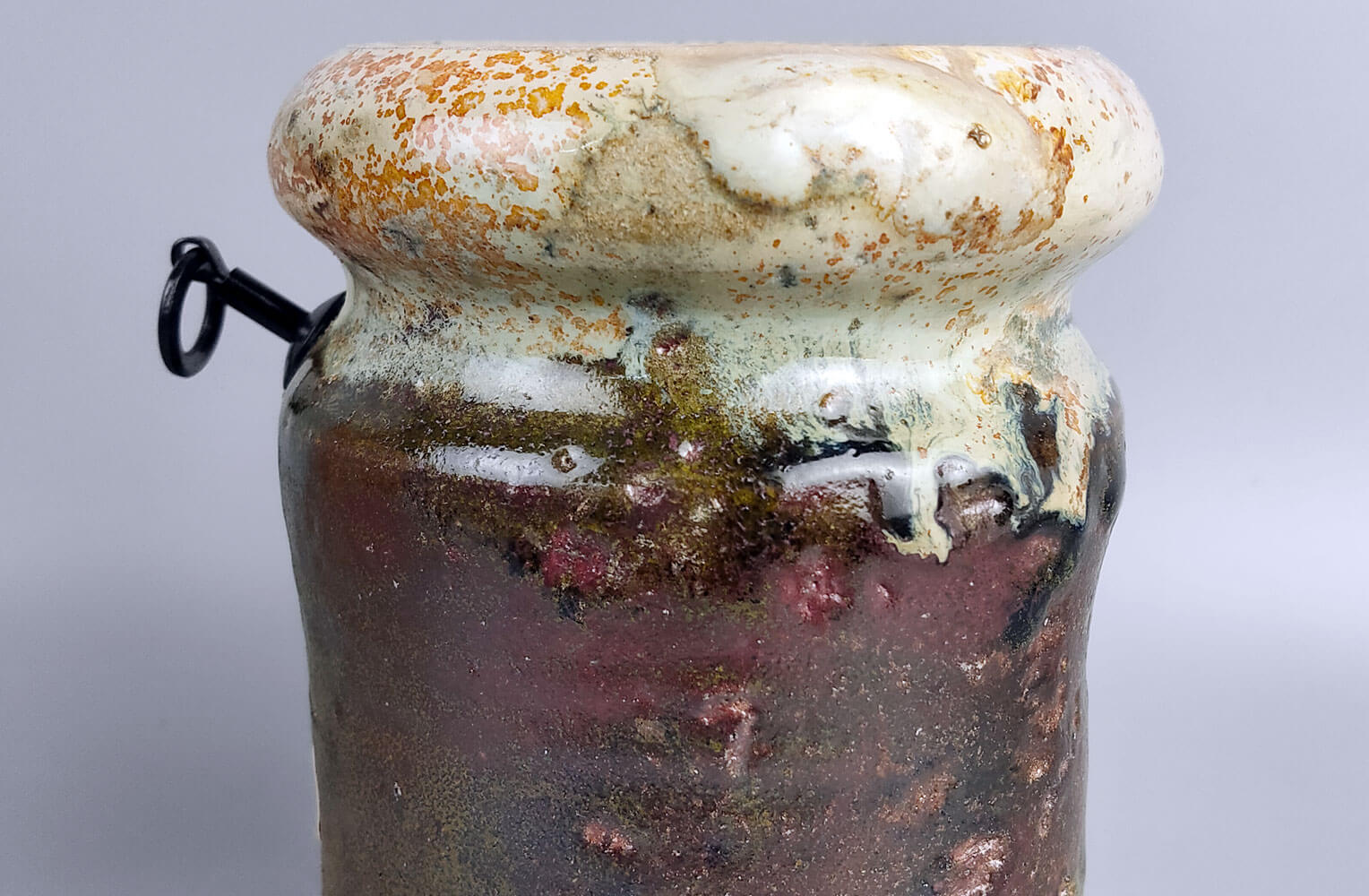 西岡小十作【朝鮮唐津掛花入】 買取実績｜日晃堂 買取実績