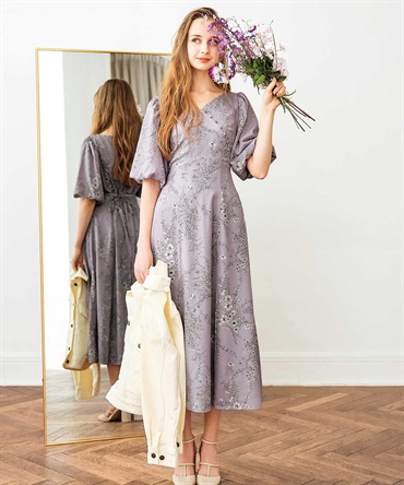 ボタニカルブーケ柄ワンピース | ロングワンピース | NOELA OFFICIAL