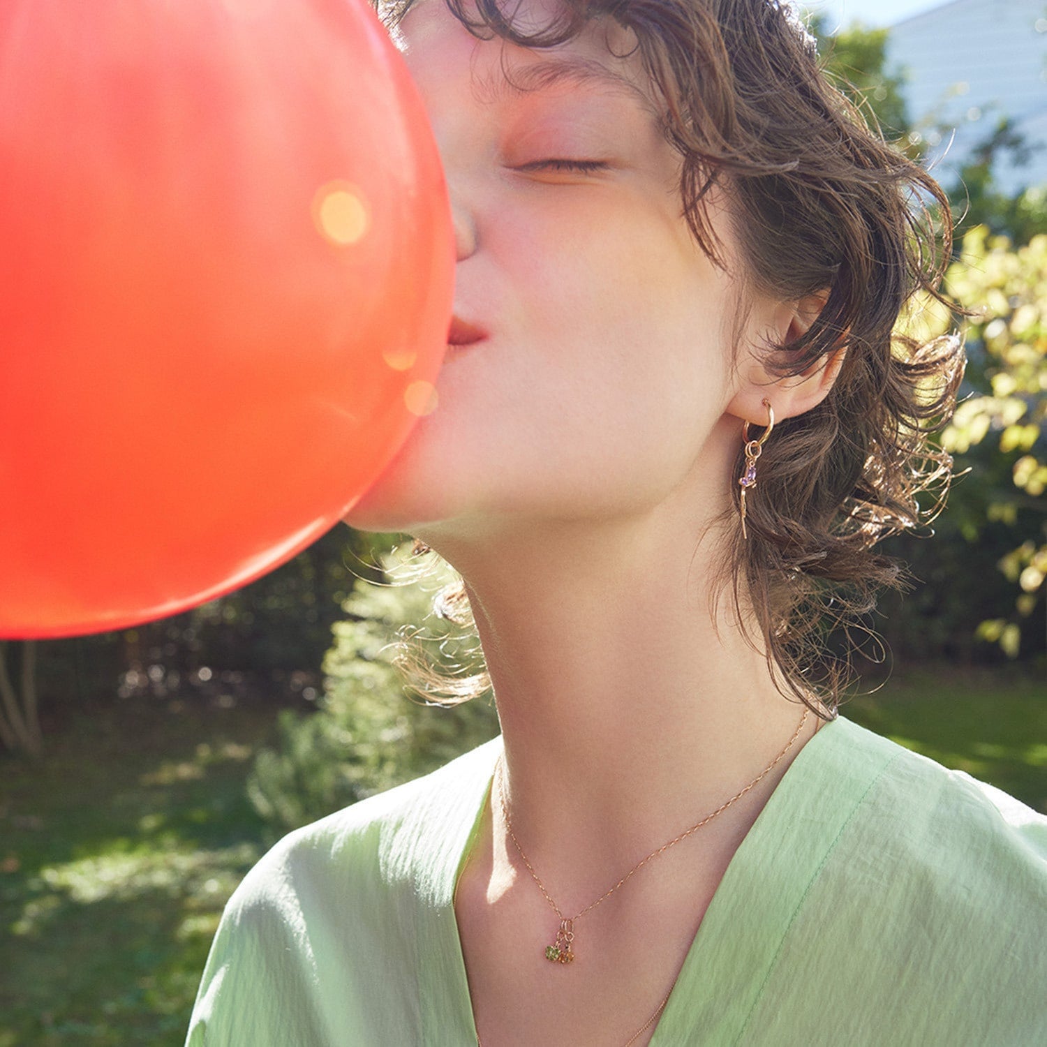 Tiny Charm】K5ペリドットチャーム｜ピアスチャーム｜ノジェス 公式