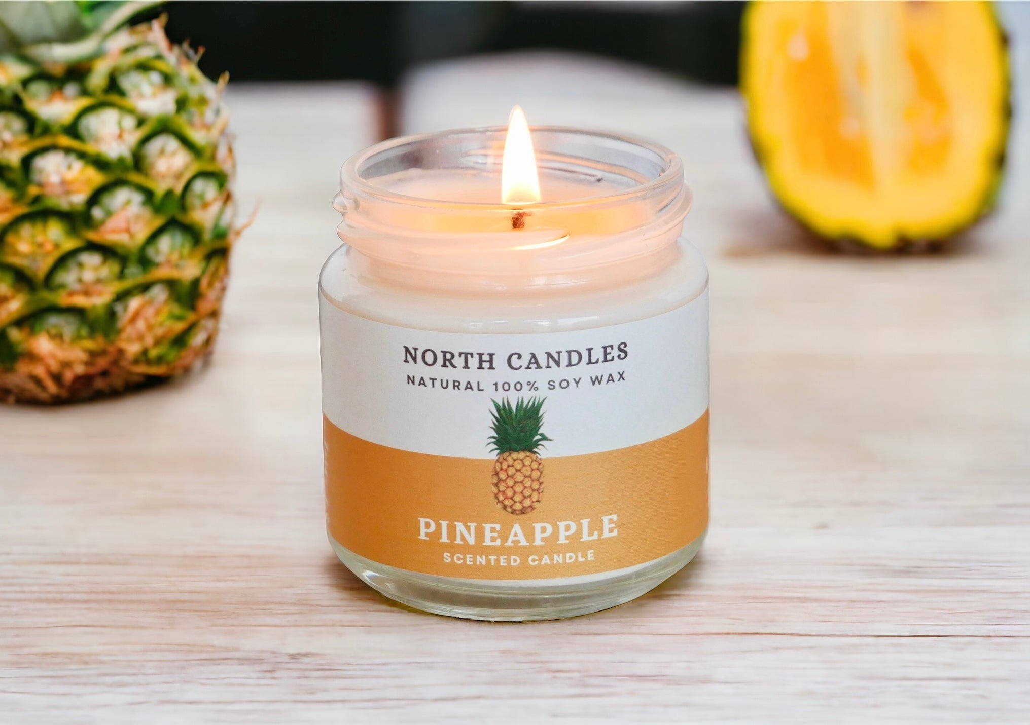 パイナップル アロマソイキャンドル - ノースキャンドル North Candles