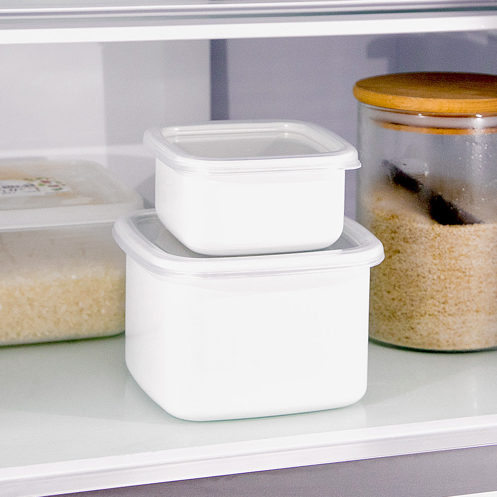 野田琺瑯 スクエアS ｜のレン神楽坂【公式通販】発酵、暮らしの道具