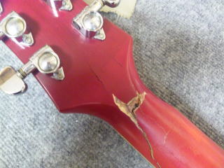 Epihone LesPaul Standard ネック折れリペア |ギターリペアショップN's