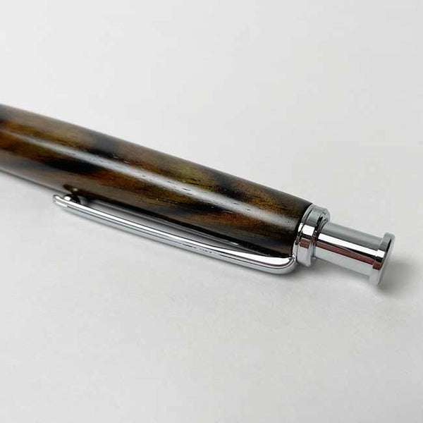 黒柿】 ボールペン 【クリック】（ノック式ボールペン） – おかや木芸