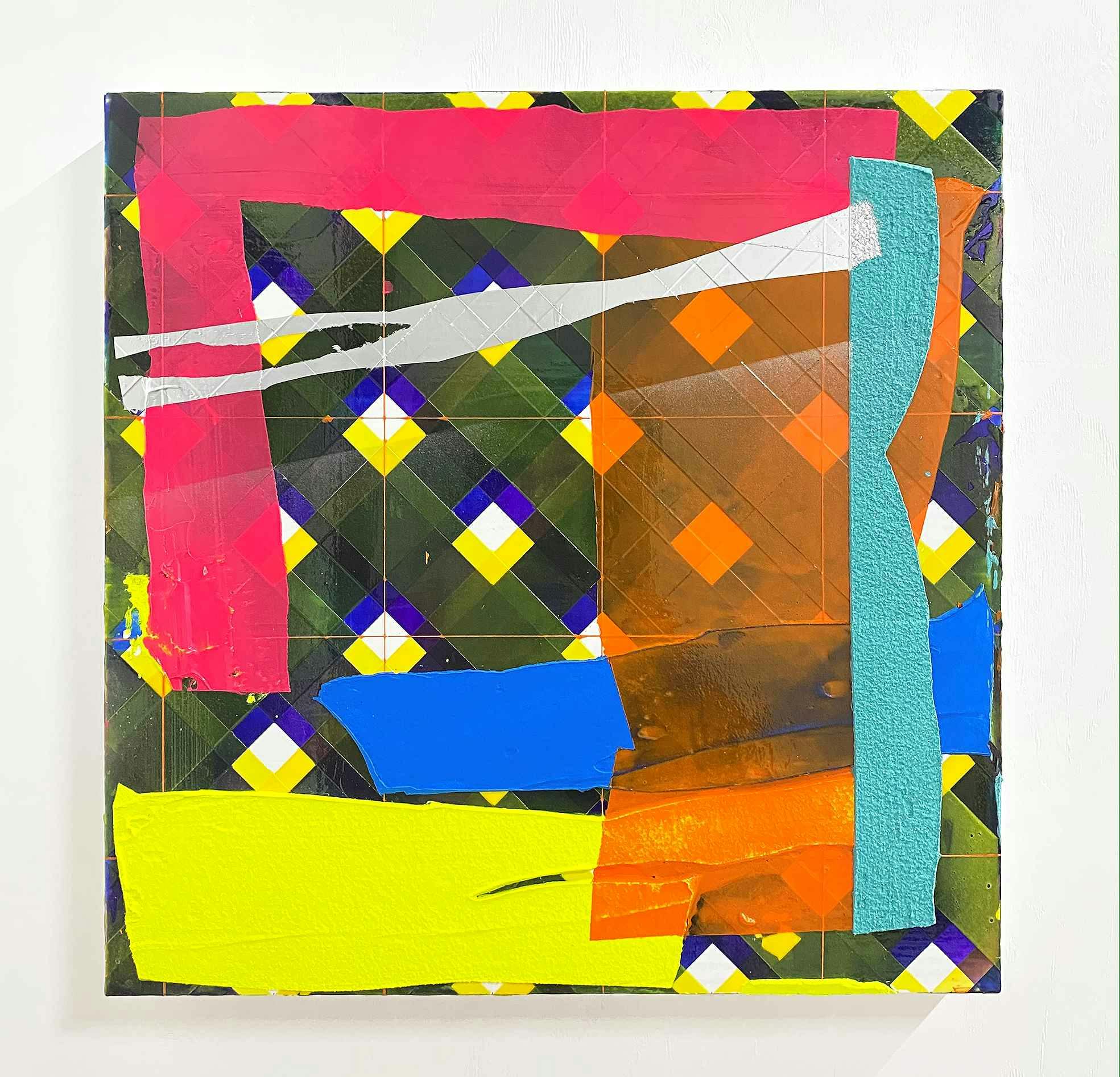 outline（check#138）：松岡柚歩 | OIL - 現代アート・絵画の販売・通販