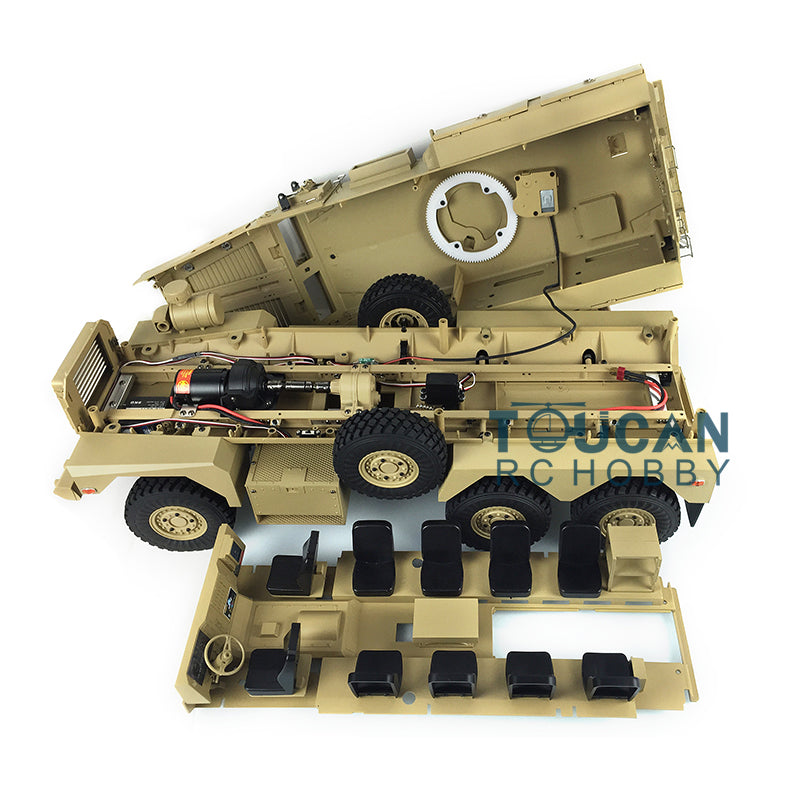 1/12 6*6 RC Cougar 6x6 MRAP Vehicle 16CH – Oliverhobby