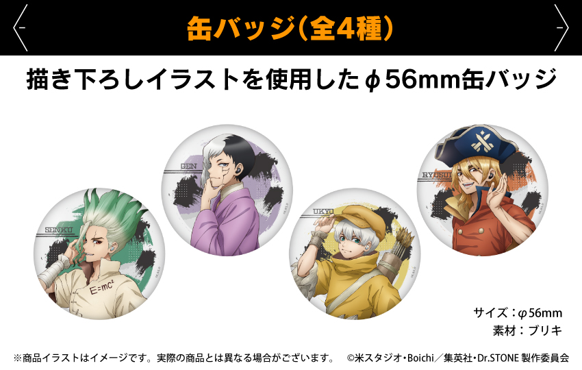 ONKYO DIRECT｜「Dr.STONE」描き下ろしイラスト 缶バッジ (西園寺羽京