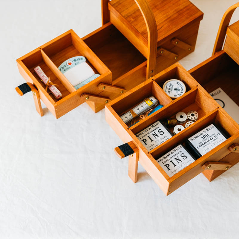 岡野達也-ソーイングボックス-小-オーク – Eckepunkt ONLINE STORE