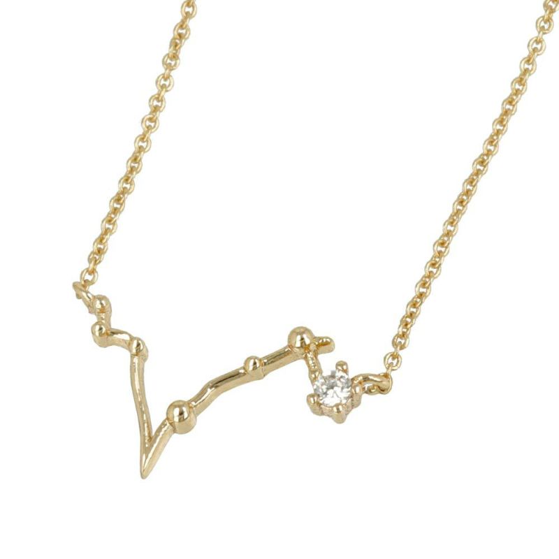 ネックレス ニッケルフリー 12星座 キュービックジルコニア プチ