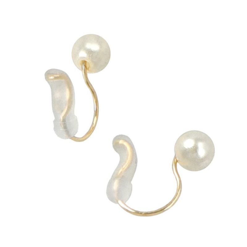 ノンホールピアス ニッケルフリー パール 4mm エアリーフィットノン