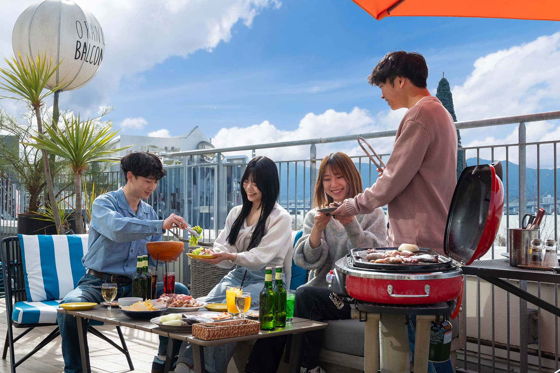 滋賀 ピエリ守山2Fのカフェ＆レストラン「ORANGE BALCONY」（オレンジ