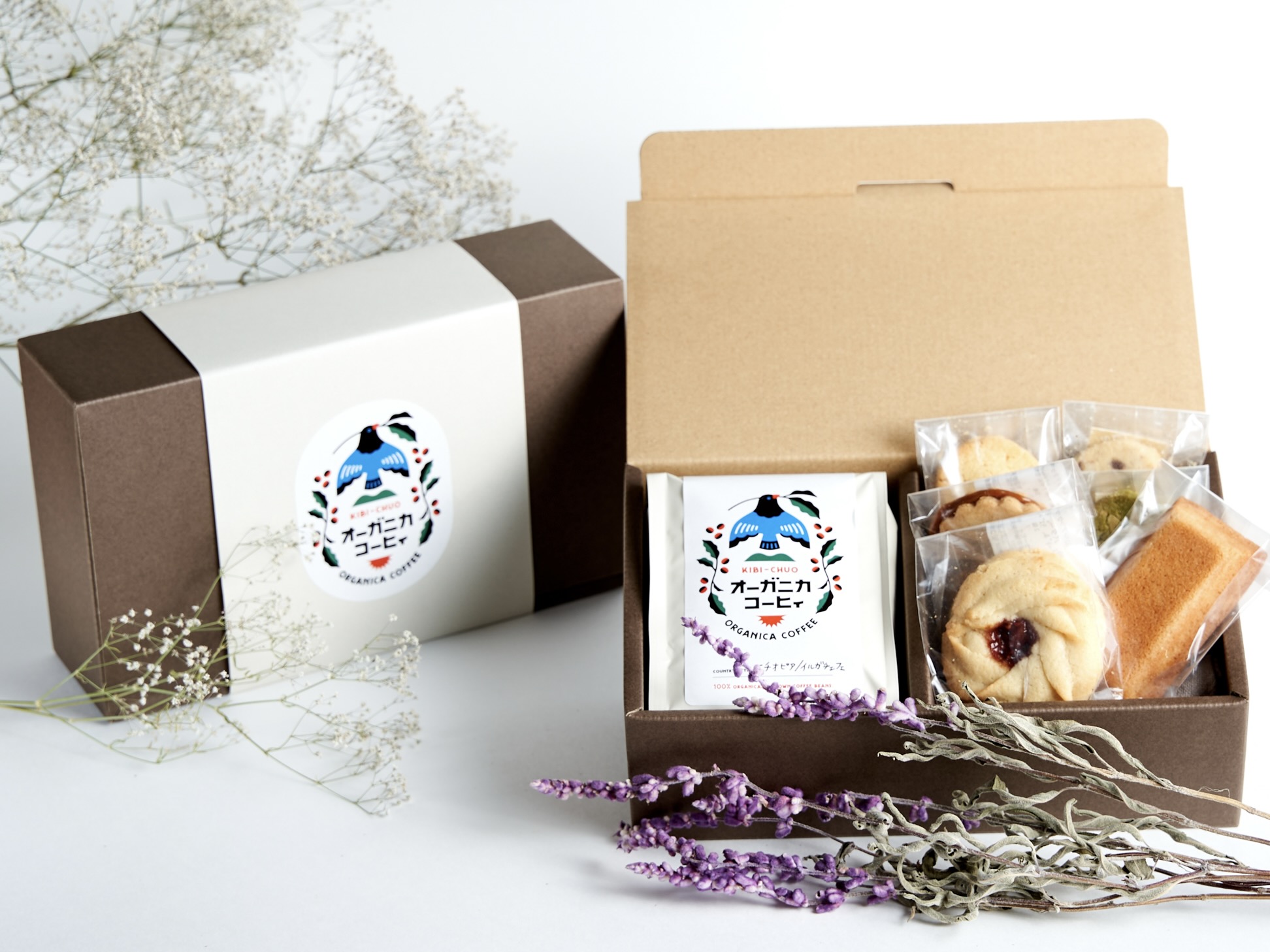コーヒー豆+焼き菓子詰め合わせセット - オーガニカコーヒィ