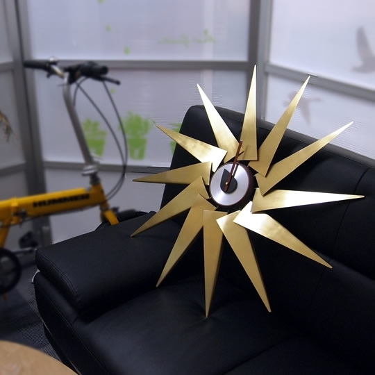 【人気商品】ジョージネルソン　タービンクロック　リプロダクト 楽天市場】【デザイナー：ジョージ・ネルソン】商品名： Turbine clock