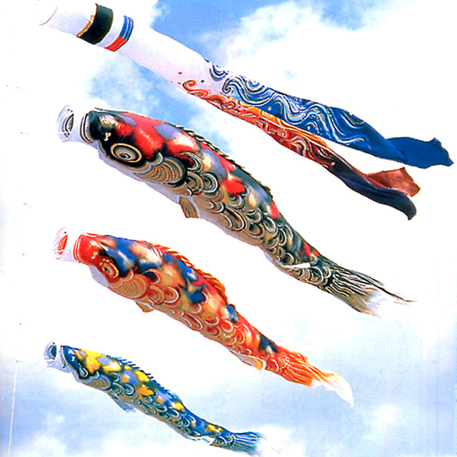 鯉のぼり,山本寛斎,かぜいろ,3匹6点セット,五月人形,東旭,こいのぼり