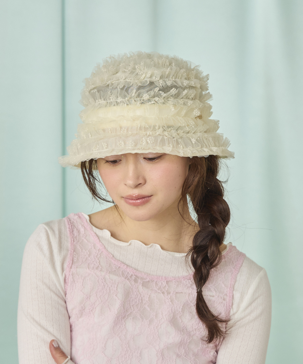 kaorinomori リーフハット | 57.5cm(75) IVORY (06) | kaorinomori