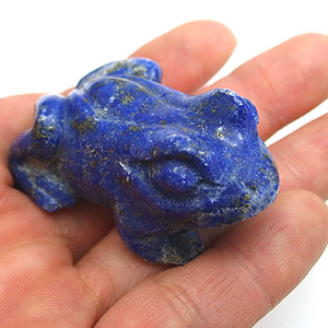 ラピスラズリ瑠璃石 カエルかえる蛙 原石/販売