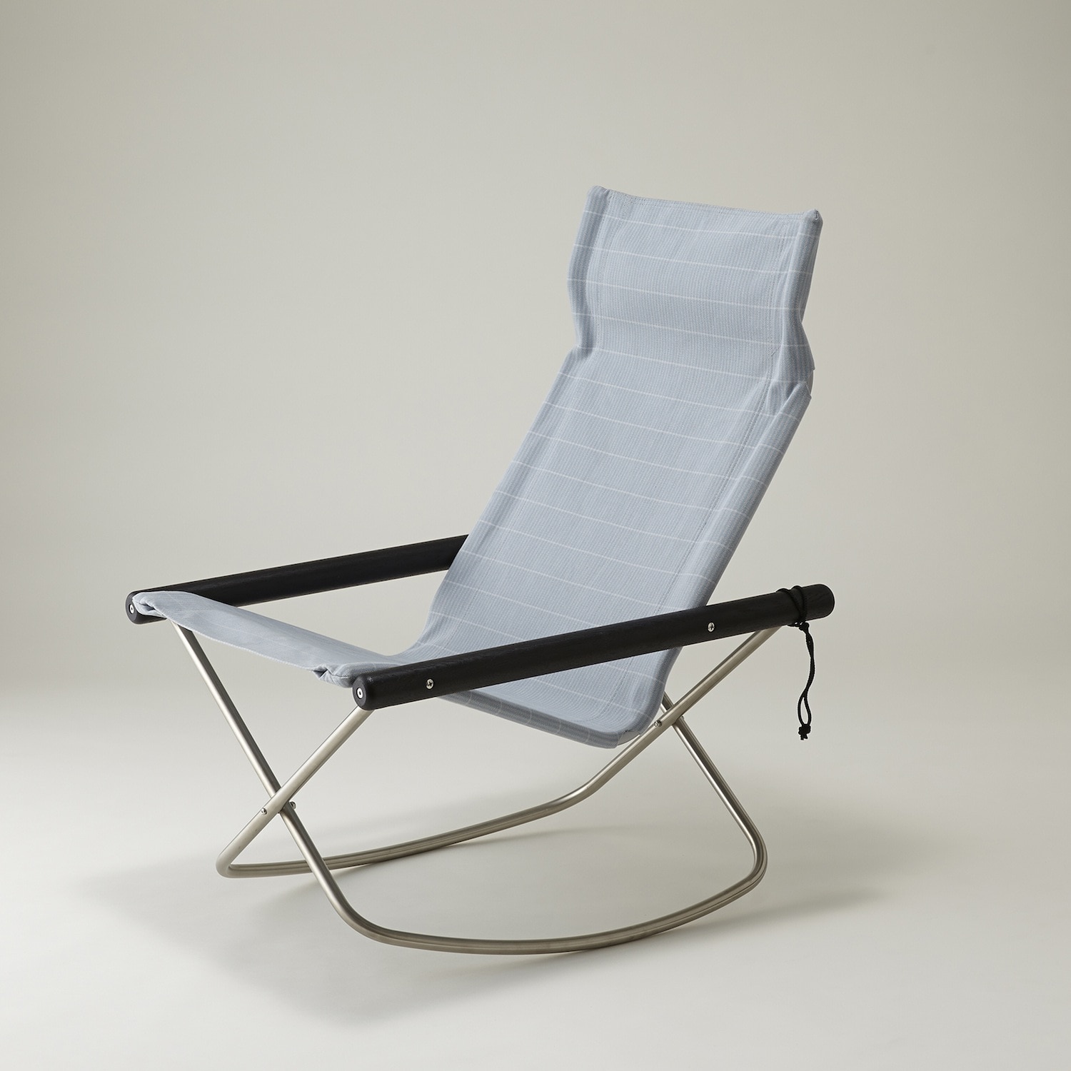 ニーチェア エックス ロッキング シキリ (木部チャコールブラック