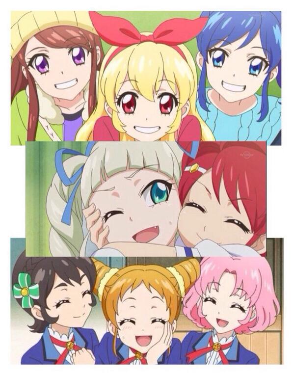 かえで「ニューイヤー」いちご「あけまして♪」あおい「おめでとう