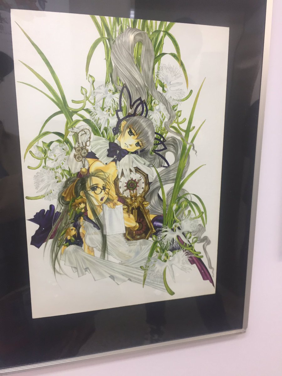 中村博文氏の個展に行って来ました。 本日初日。 絵の来歴など、御本人