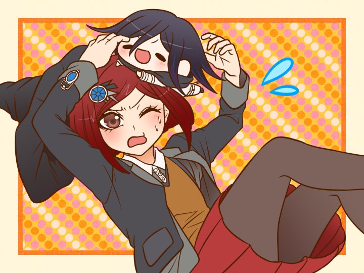 ダンガンロンパV3：夢野秘密子+王馬小吉 んあー！ お題「秘密子と王馬