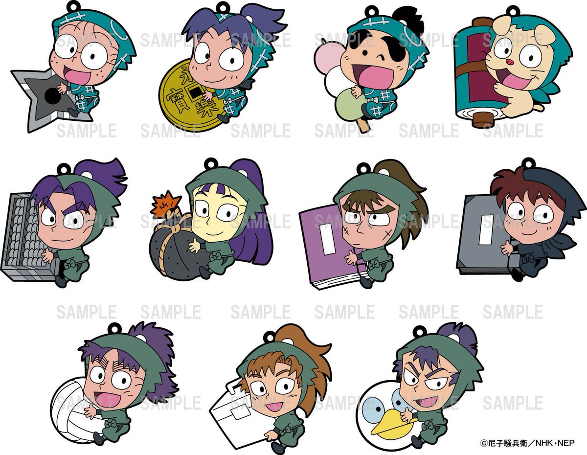 忍たま×ぴたコレ】ぴたコレラバーストラップが登場！渋谷マルイ他