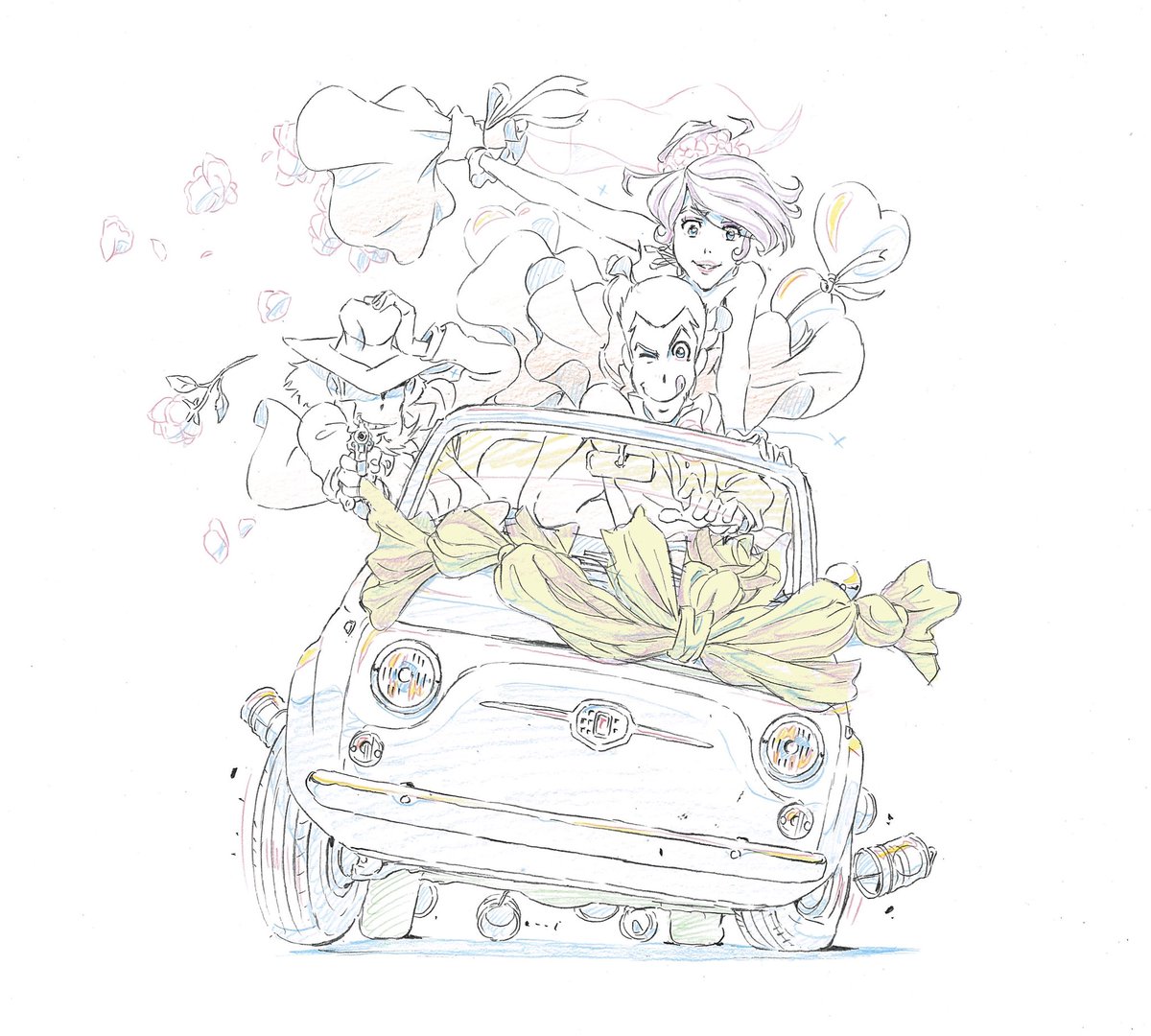 テレコム厳選「ルパン三世 PARTⅣ原画集」が トムスショップ 他全国