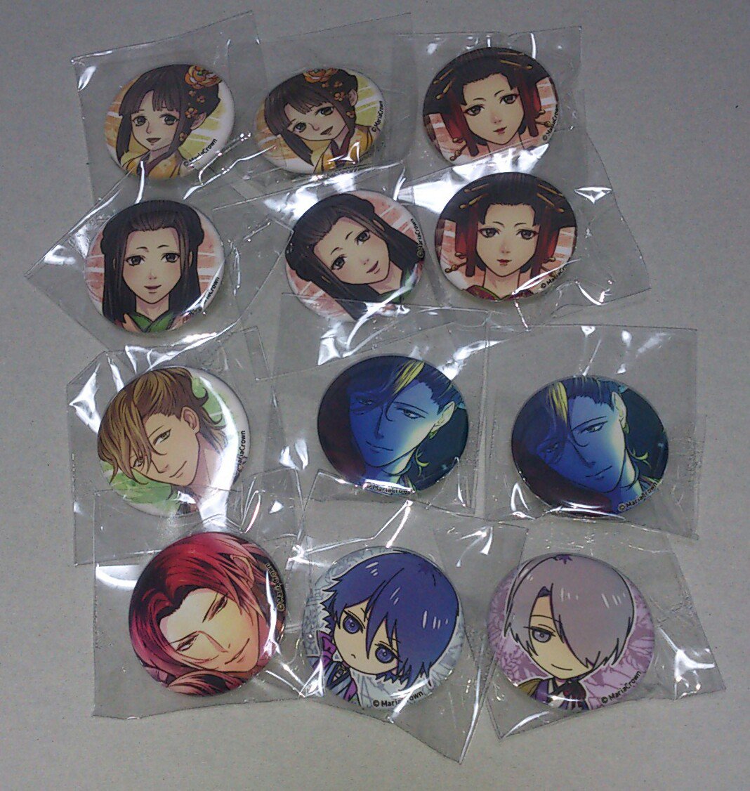 吉原彼岸花 缶バッジ 朔夜