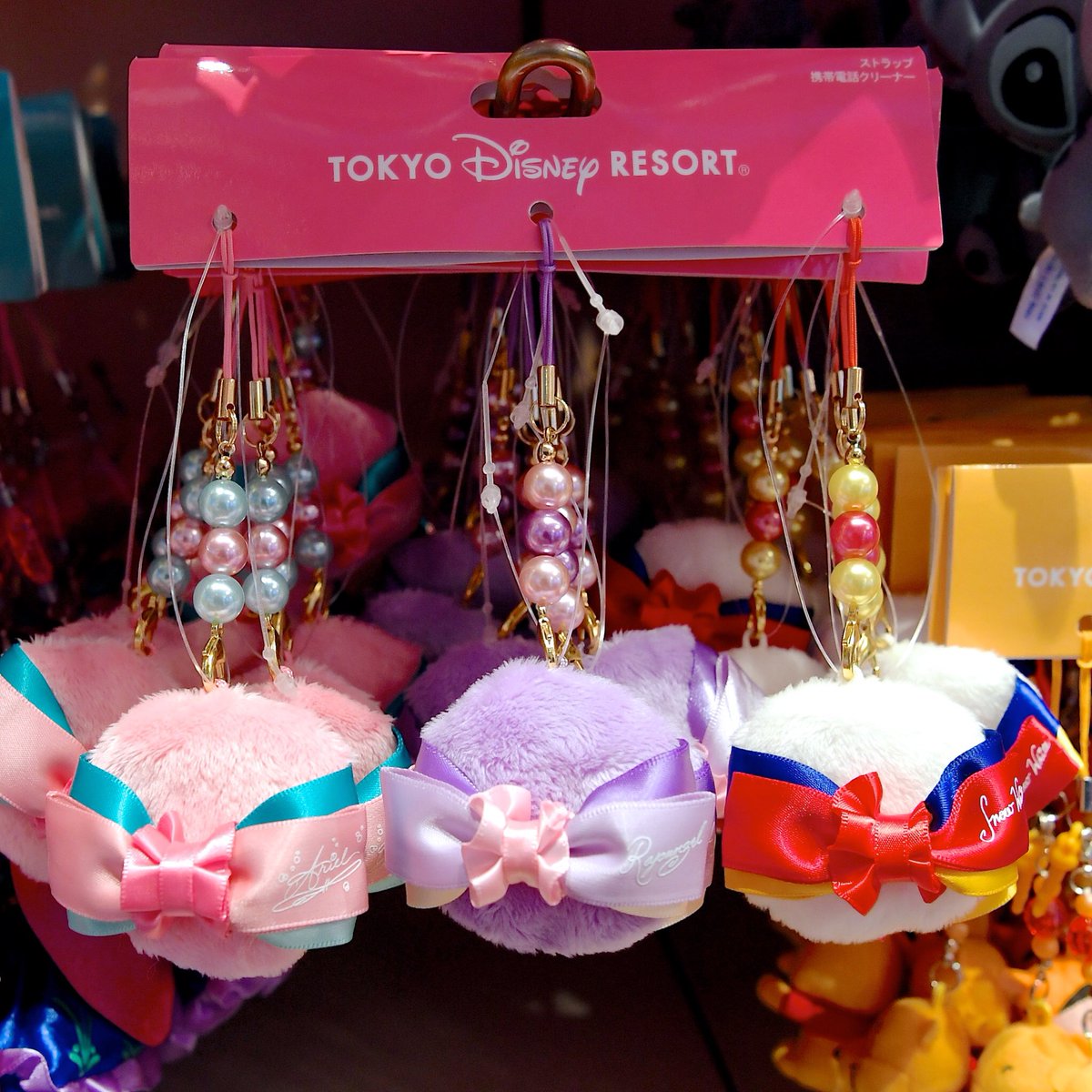 プリンセスたちのかわいいスマホクリーナーセット発売中☆ 価格1500円