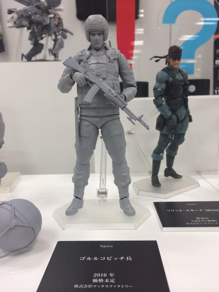 スネークに続き、MGS2に登場したゴルルコビッチ兵が立体化決定！これで