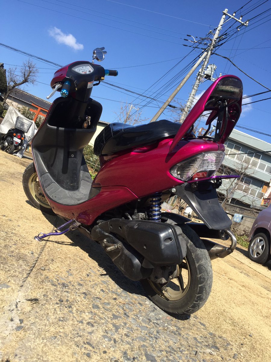 ZX仕様うります 七色ラメ入ってます 不具合、前ブレーキ効きません