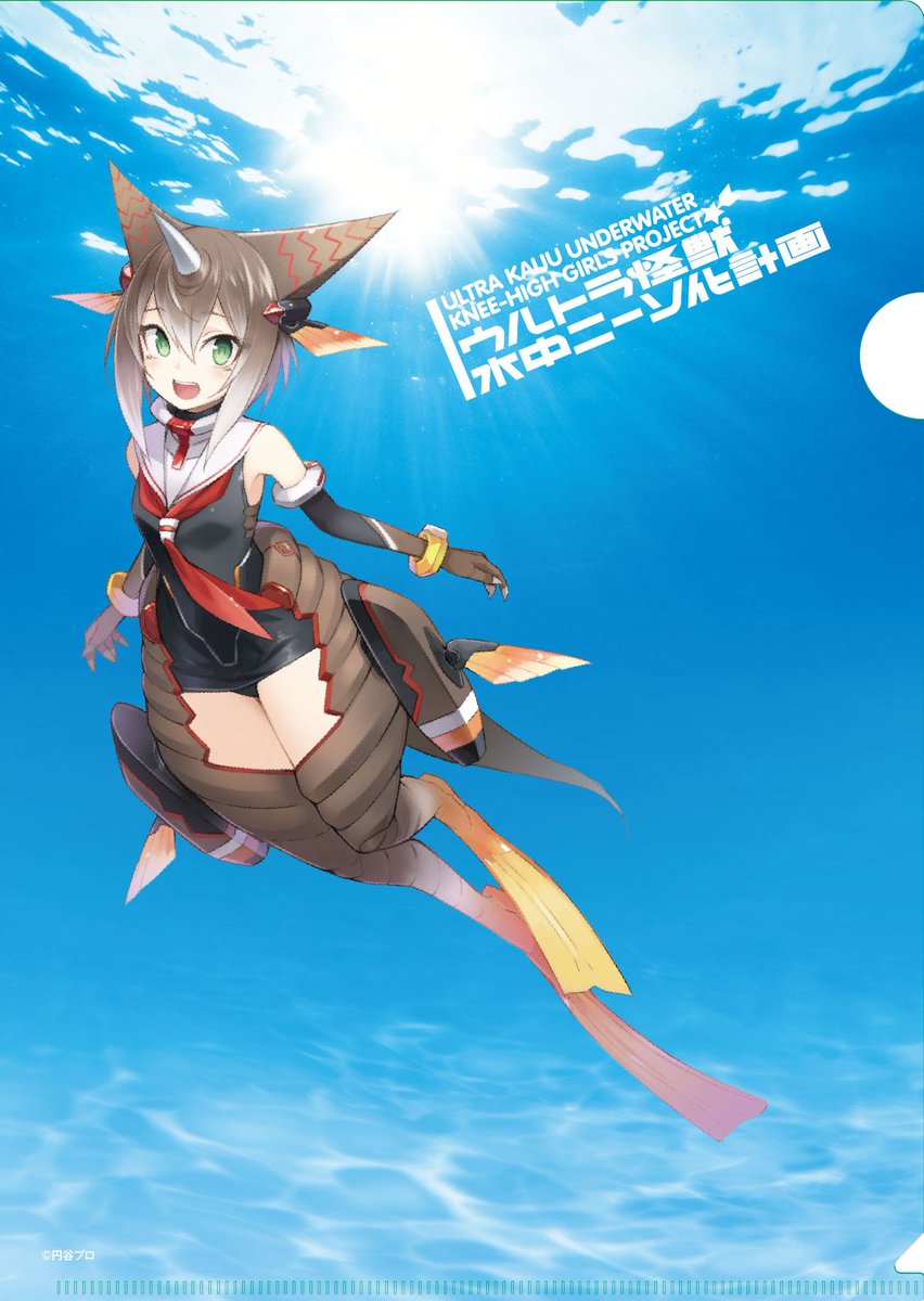 原宿で物販中！「ウルトラ怪獣水中ニーソ化計画」円谷さん公式イラスト