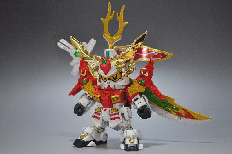 刕覇大将軍編の主人公、武者紅零斗丸が完成しました。レジェンドBB武者