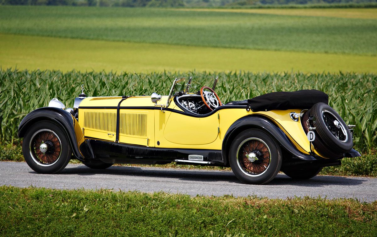 ルパン三世の初期シリーズにおける愛車、メルセデス・ベンツSSK。7.1L