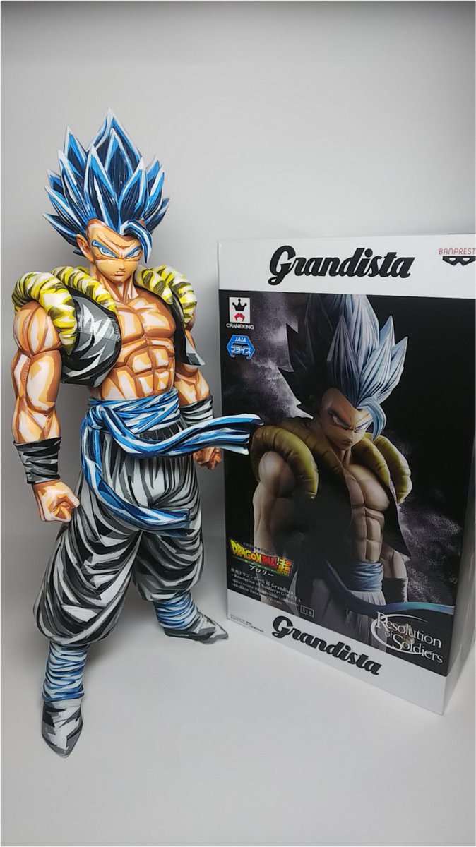 ドラゴンボールリペイント フィギュア グランディスタゴジータ 二次元塗装