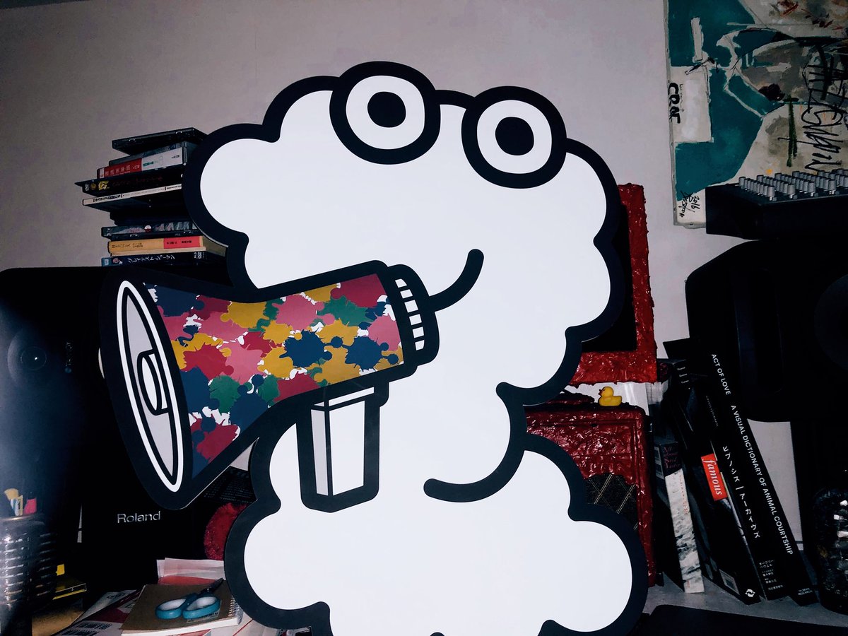 KingGnu ✖️ #ZIP! ㅤ 拡声器仕様のZIP君. 頂いたはいいもののデカ