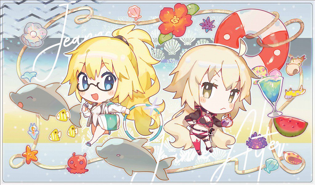 C95新作情報⑨ FGOより、「ジャンヌ＆ジャンヌオルタ」のプレイマット