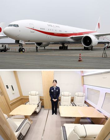 新政府専用機を初公開】航空自衛隊は、空自千歳基地に駐機している新