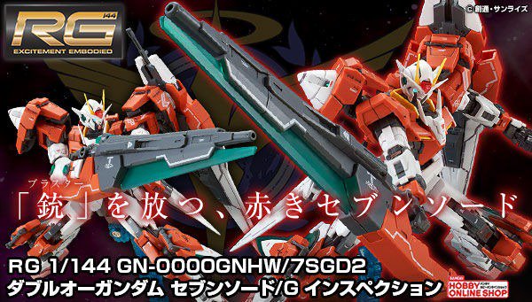 RG ダブルオーガンダム セブンソード/G インスペクションが