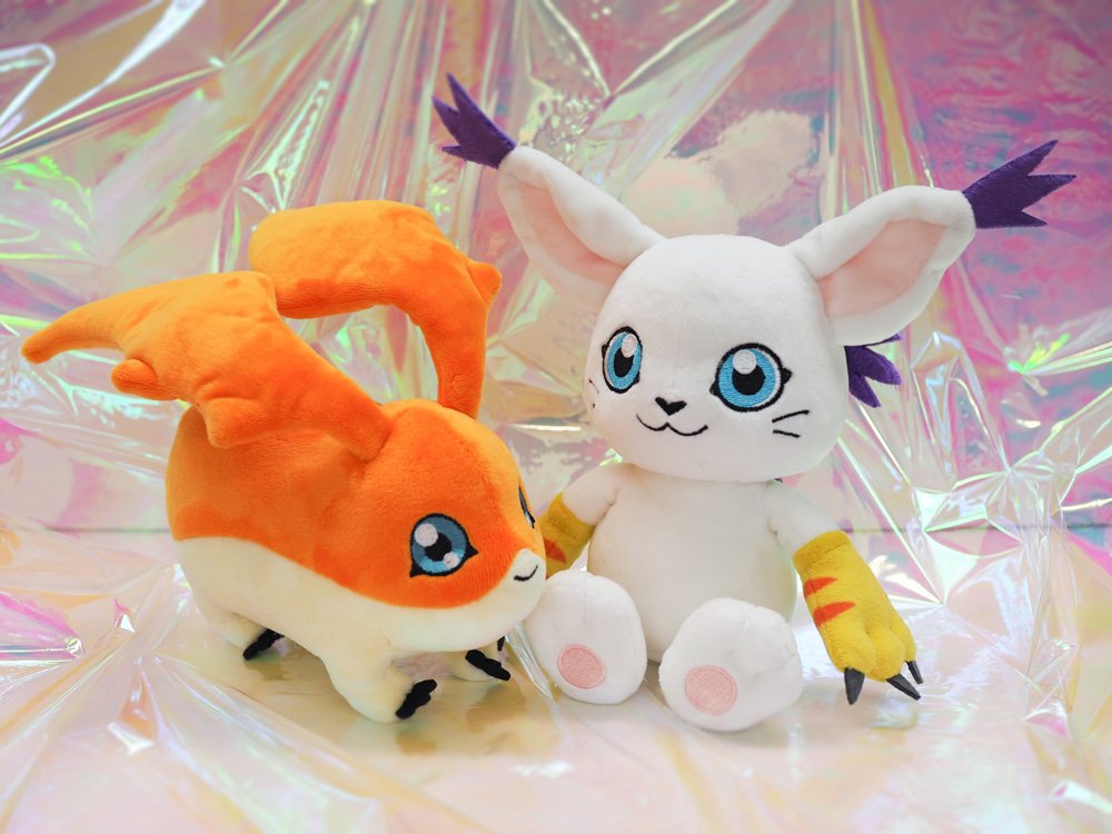 本日発送】デジモンぬいぐるみ8体 三英貿易 アグモン テイルモン 即日