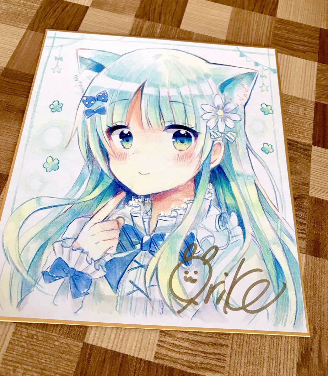 色紙プレゼント企画】 当アカウント（@sakura_oriko）をフォロー&この